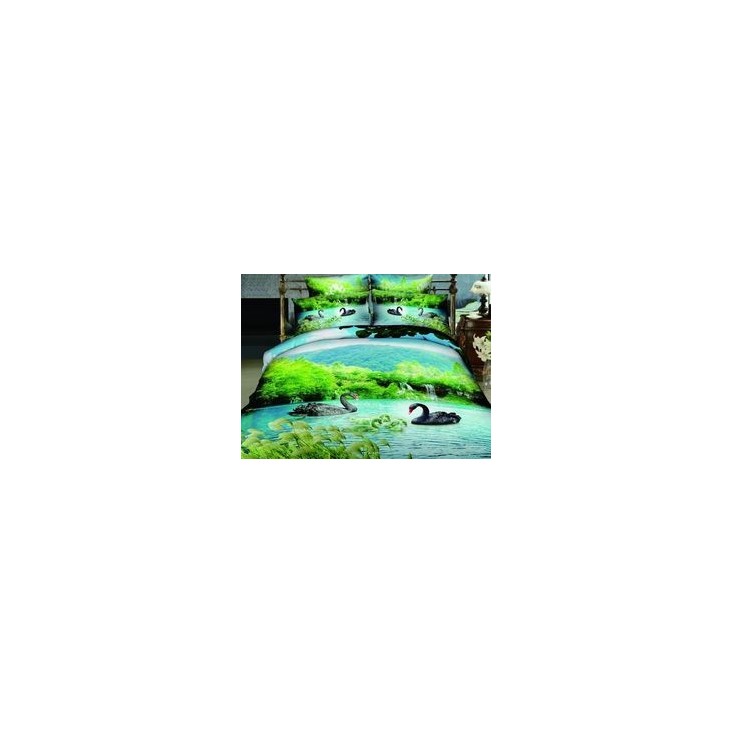 Постельное белье сатин TS04-829 4 наволочки евро Tango