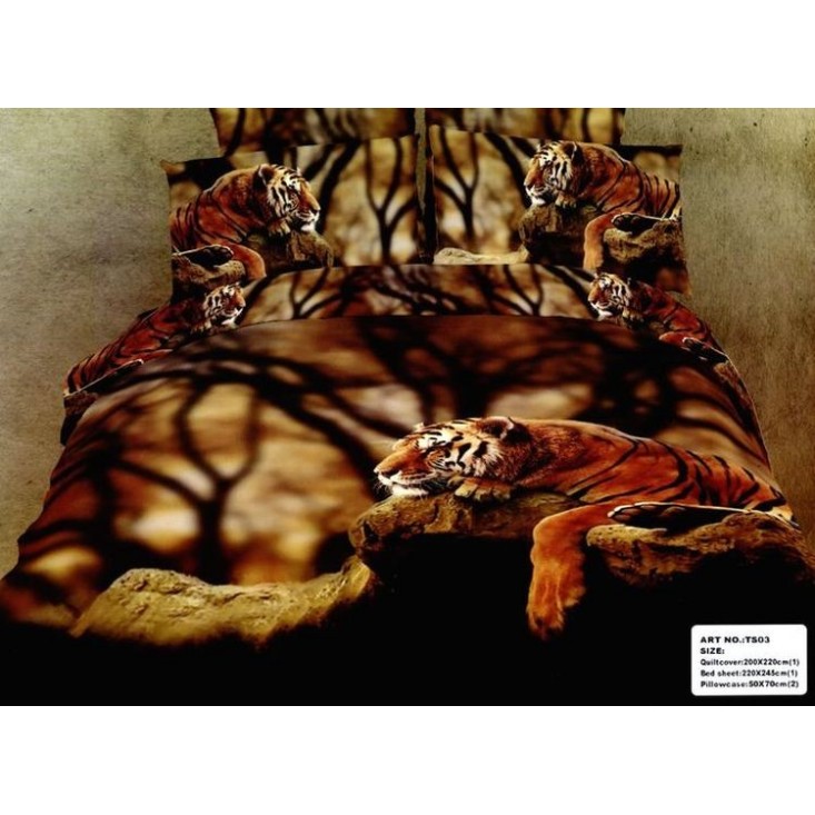 Постельное белье сатин TS04-06A 4 наволочки евро Tango