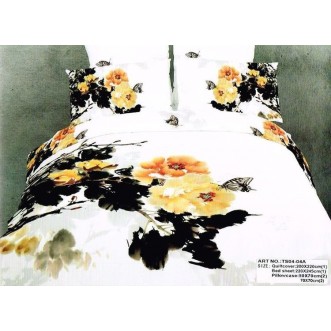 Постельное белье сатин TS04-04A 4 наволочки евро Tango