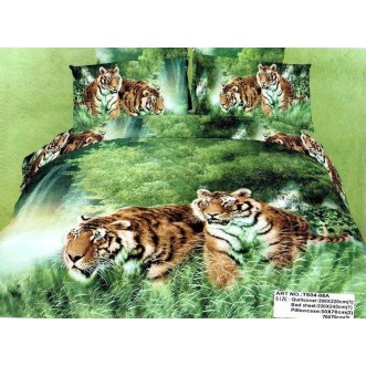 Постельное белье сатин TS04-08A 4 наволочки евро Tango