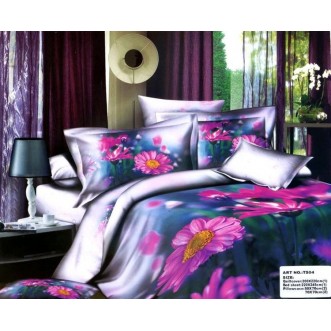 Постельное белье сатин TS04-166 4 наволочки евро Tango