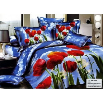 Постельное белье сатин TS04-186 4 наволочки евро Tango