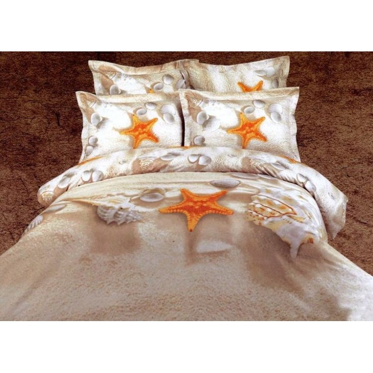 Постельное белье сатин TS04-037 4 наволочки евро Tango