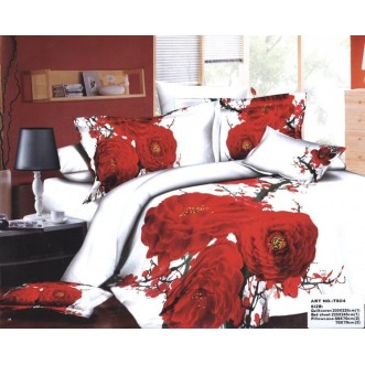 Постельное белье сатин TS04-013 4 наволочки евро Tango