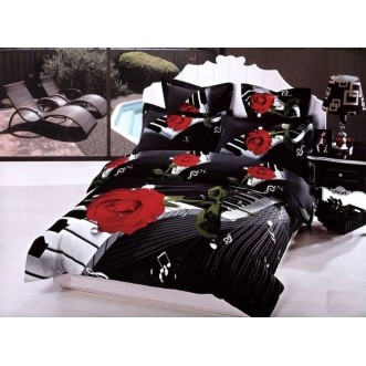 Постельное белье сатин TS04-022 4 наволочки евро Tango