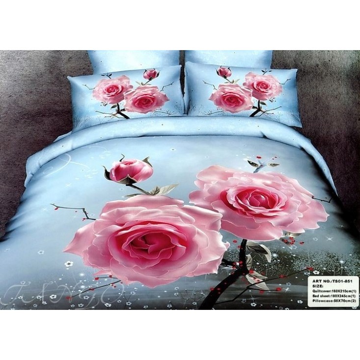 Постельное белье сатин TS03-851 евро Tango