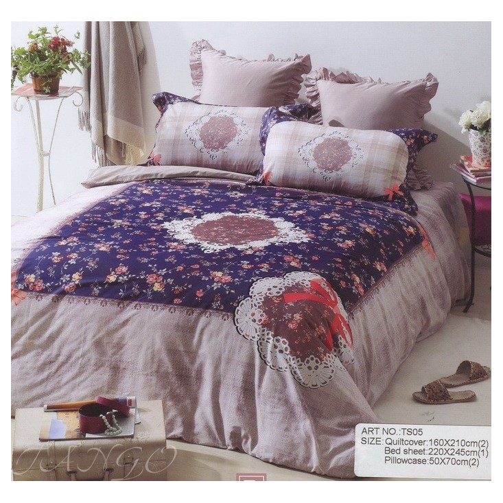 Постельное белье сатин TS03-335 евро Tango