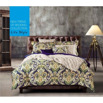 Постельное белье сатин TS04-667 4 наволочки евро Tango