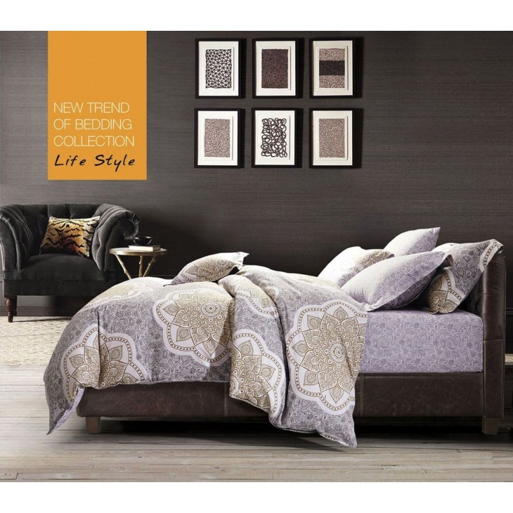 Постельное белье сатин TS03-666 евро Tango