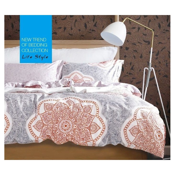 Постельное белье сатин TS04-684 4 наволочки евро Tango