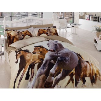 Постельное белье сатин евро...