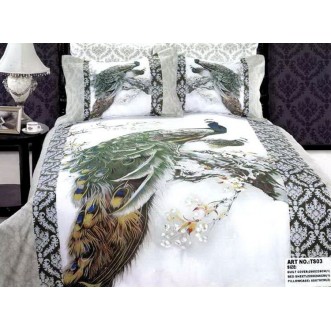 Постельное белье сатин TS04-128/1 4 наволочки евро Tango