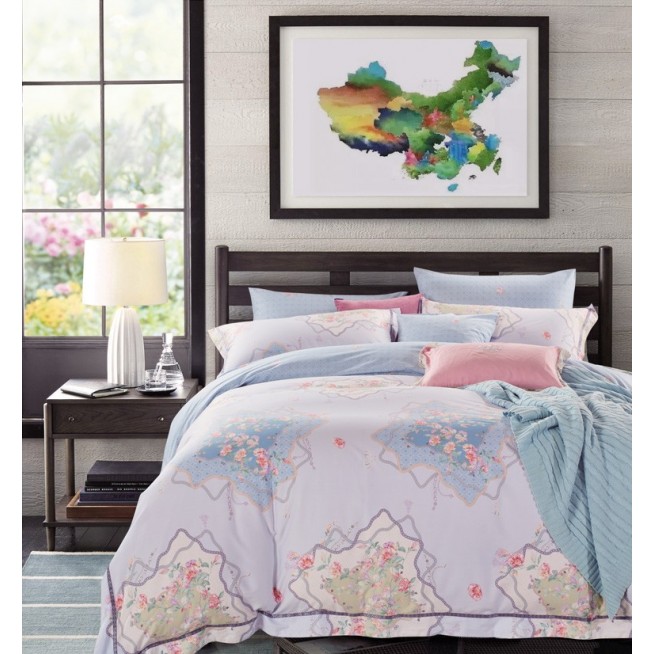 Постельное белье сатин TS03-X45 евро Tango