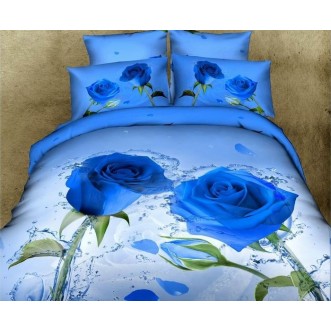 Постельное белье сатин TS04-850 4 наволочки евро Tango