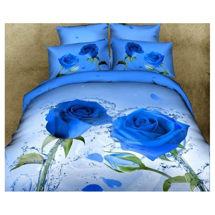 Постельное белье сатин TS04-850 4 наволочки евро Tango