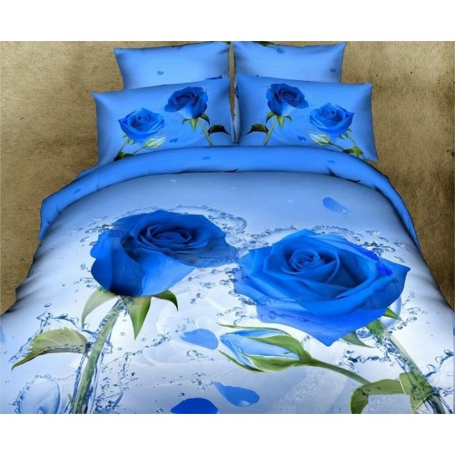 Постельное белье сатин TS04-850 4 наволочки евро Tango