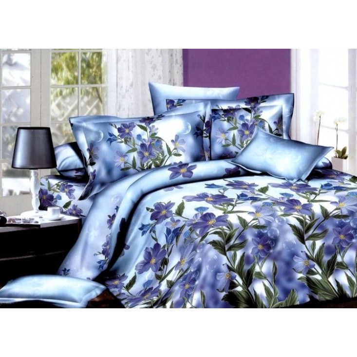 Постельное белье сатин TS04-819 4 наволочки евро Tango