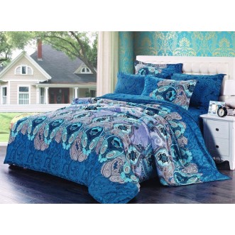 Постельное белье сатин TS04-782 4 наволочки евро Tango