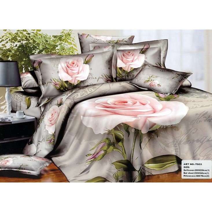 Постельное белье сатин TS03-973 евро Tango