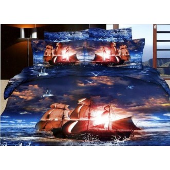 Постельное белье сатин TS05-810 семейное Tango