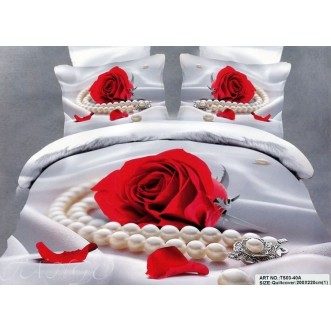 Постельное белье сатин TS05-40A семейное Tango