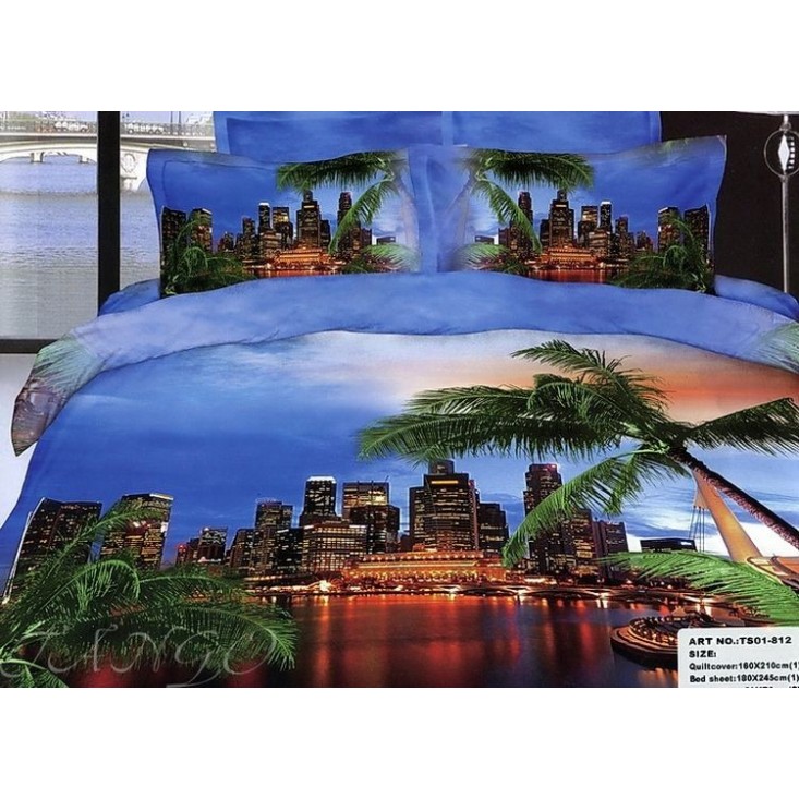 Постельное белье сатин TS05-812 (36A) семейное Tango