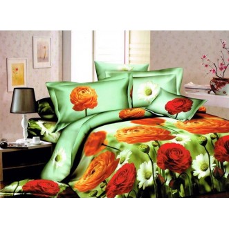Постельное белье сатин TS05-908 семейное Tango