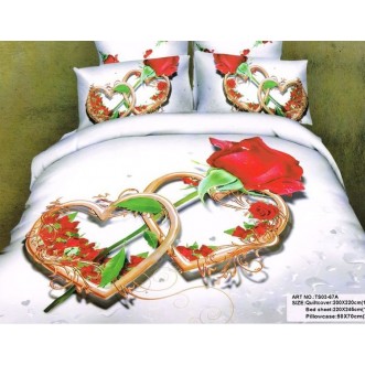 Постельное белье сатин TS05-67A семейное Tango