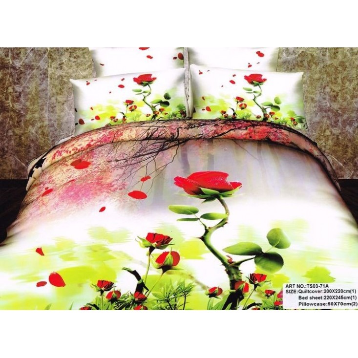 Постельное белье сатин TS05-71A семейное Tango