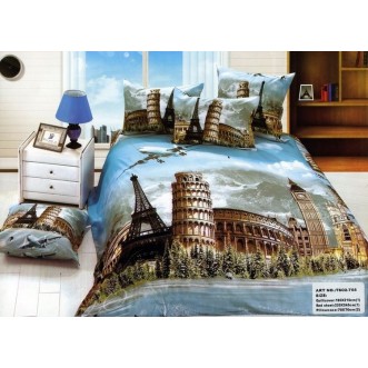 Постельное белье сатин TS05-755 семейное Tango