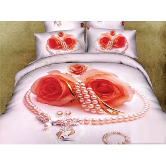 Постельное белье сатин TS05-747 семейное Tango