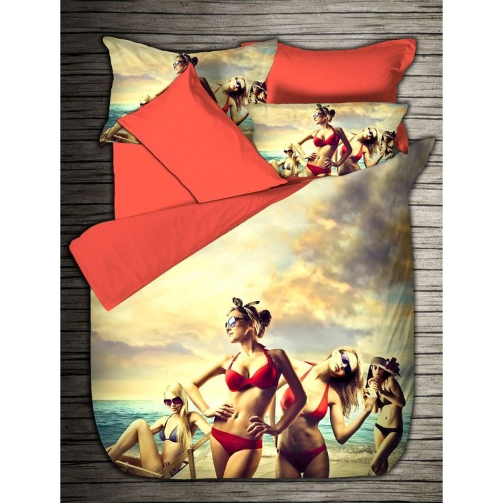 Постельное белье Бамбук 3Д1331-08 евро Virginia Secret 