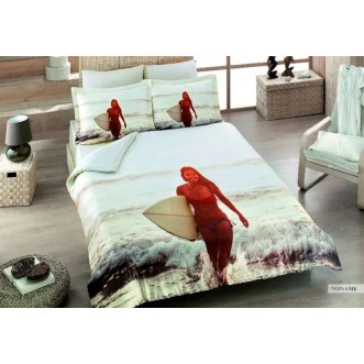 Постельное белье Бамбук 3Д1331-19 евро Virginia Secret 