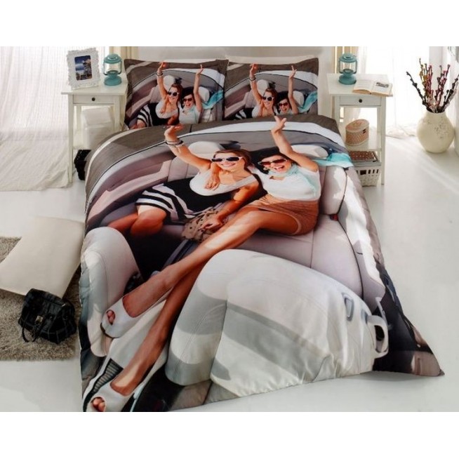 Постельное белье Бамбук 3Д1331-32 евро Virginia Secret 