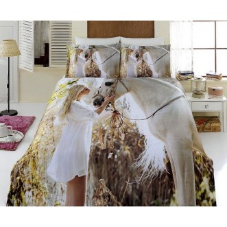 Постельное белье Бамбук 3Д1331-54 евро Virginia Secret 