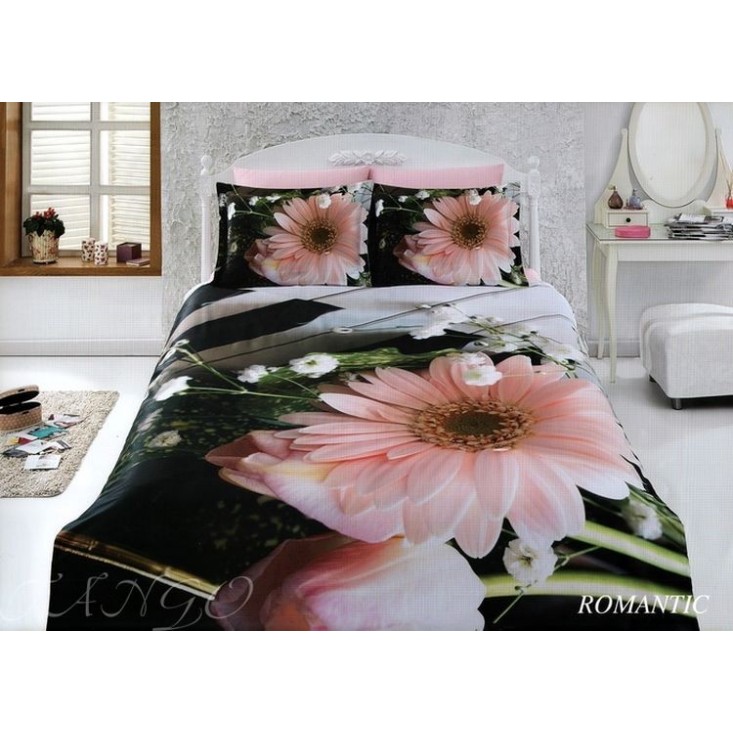 Постельное белье Бамбук 3Д1331-09 евро Virginia Secret 