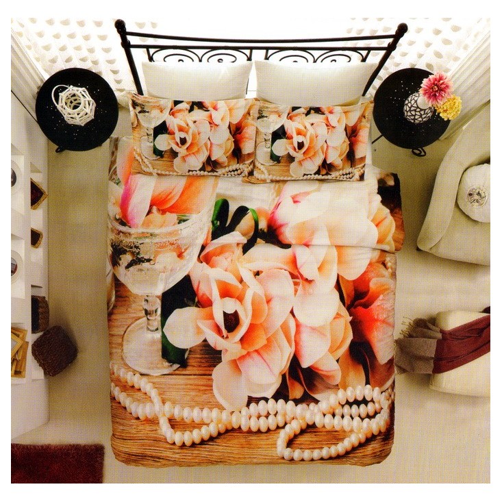 Постельное белье Бамбук 3Д1331-72 евро Virginia Secret 