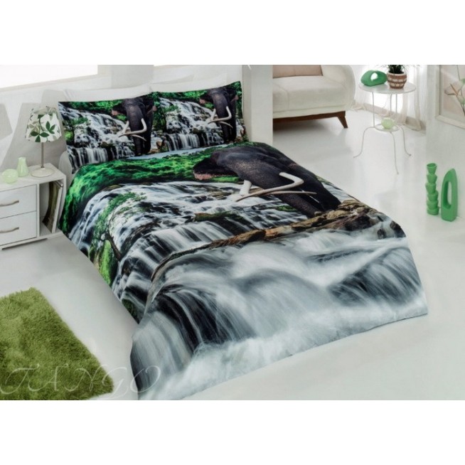 Постельное белье 3D 1057-07 евро Virginia Secret 