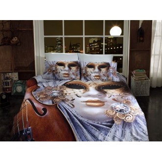 Постельное белье 3D 1334-01 евро Istanbul 