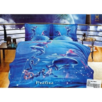 Купить комплект постельного белья Гороскопы Рыбыевро Tango 