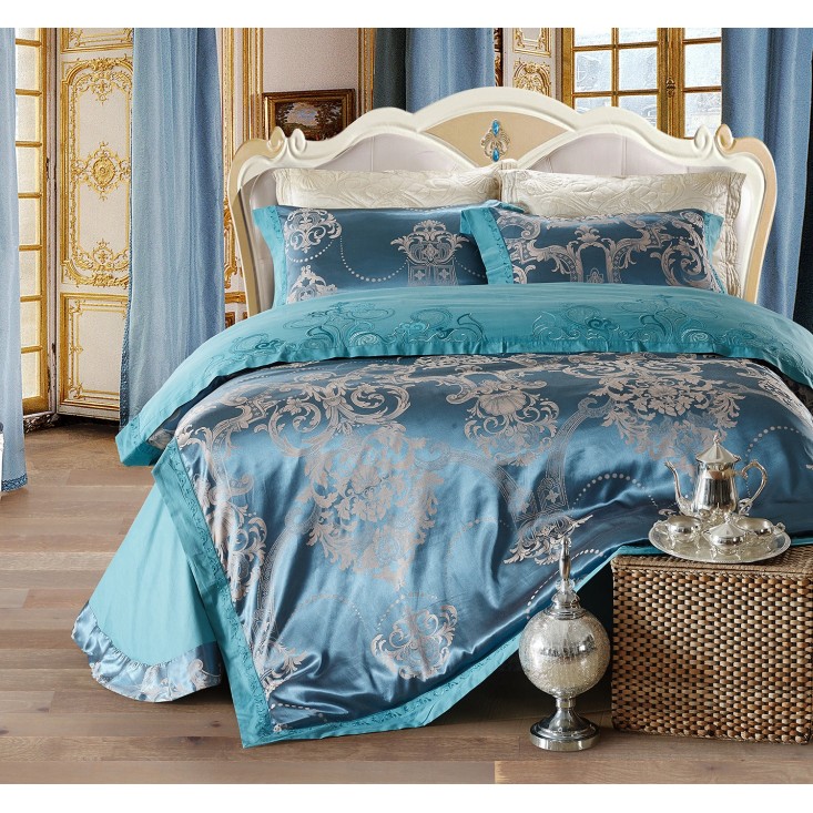 Купить комплект постельного белья Жаккард TJ111-23 евро Cristelle 