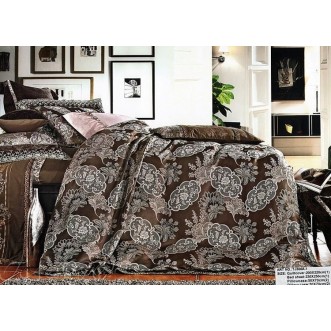 Купить комплект постельного белья Жаккард TJ300-1 евро Tango 