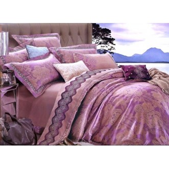 Купить комплект постельного белья Жаккард TJ300-39 евро Tango 