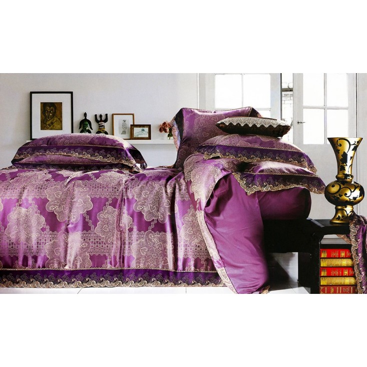 Купить комплект постельного белья Жаккард TJ300-95/1 евро Tango 