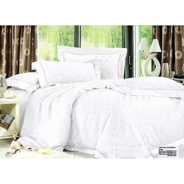 Купить комплект постельного белья Жаккард TJ300-06 евро Tango 