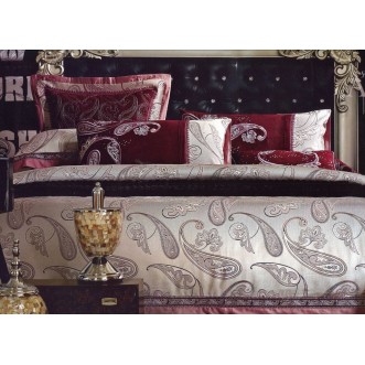 Купить комплект постельного белья Жаккард TJ0400-06 евро Tango 