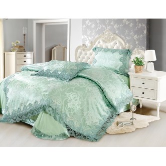 Купить комплект постельного белья Жаккард TJ0600-31 евро Cristelle 