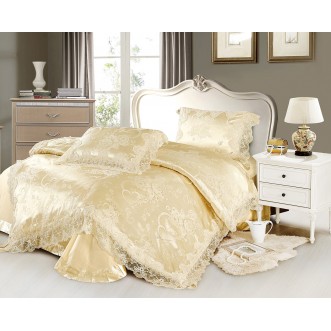 Купить комплект постельного белья Жаккард TJ0600-32 евро Cristelle 