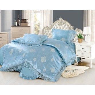 Купить комплект постельного белья Жаккард TJ0600-34 евро Cristelle 