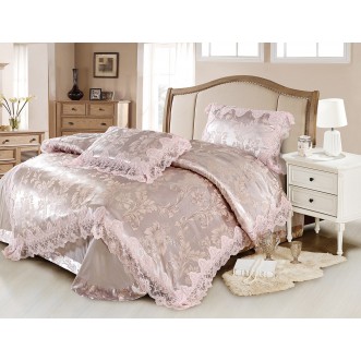 Купить комплект постельного белья Жаккард TJ0600-38 евро Cristelle 